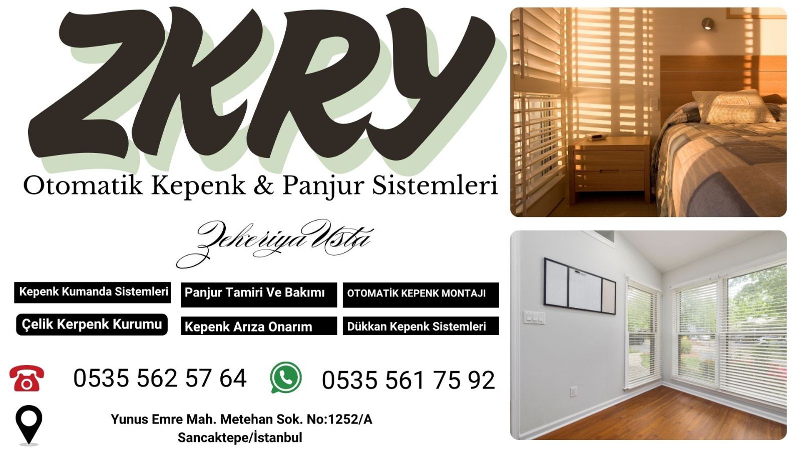 Sancaktepe Panjur Ve Kepenk Tamiri